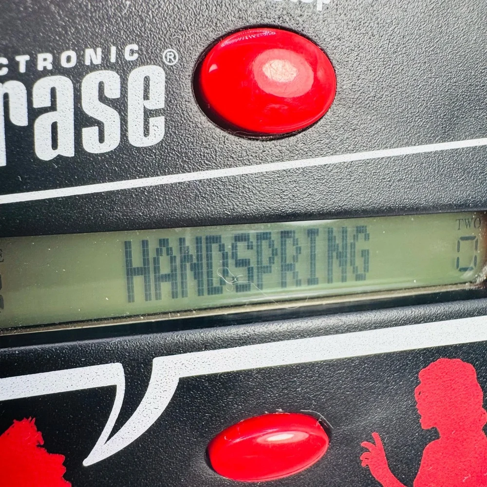 Scrabble Catch Phrase Hand Held Electronic Word Guessing Game 2004 TESTED
